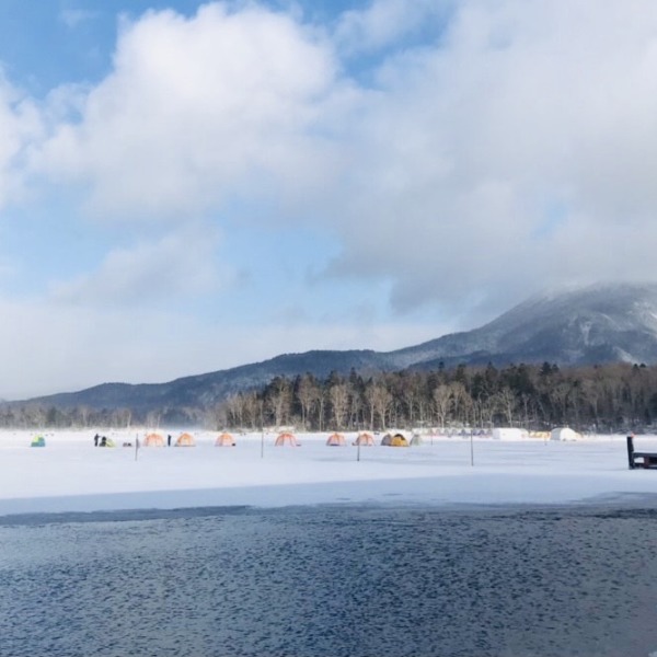 冬の阿寒湖